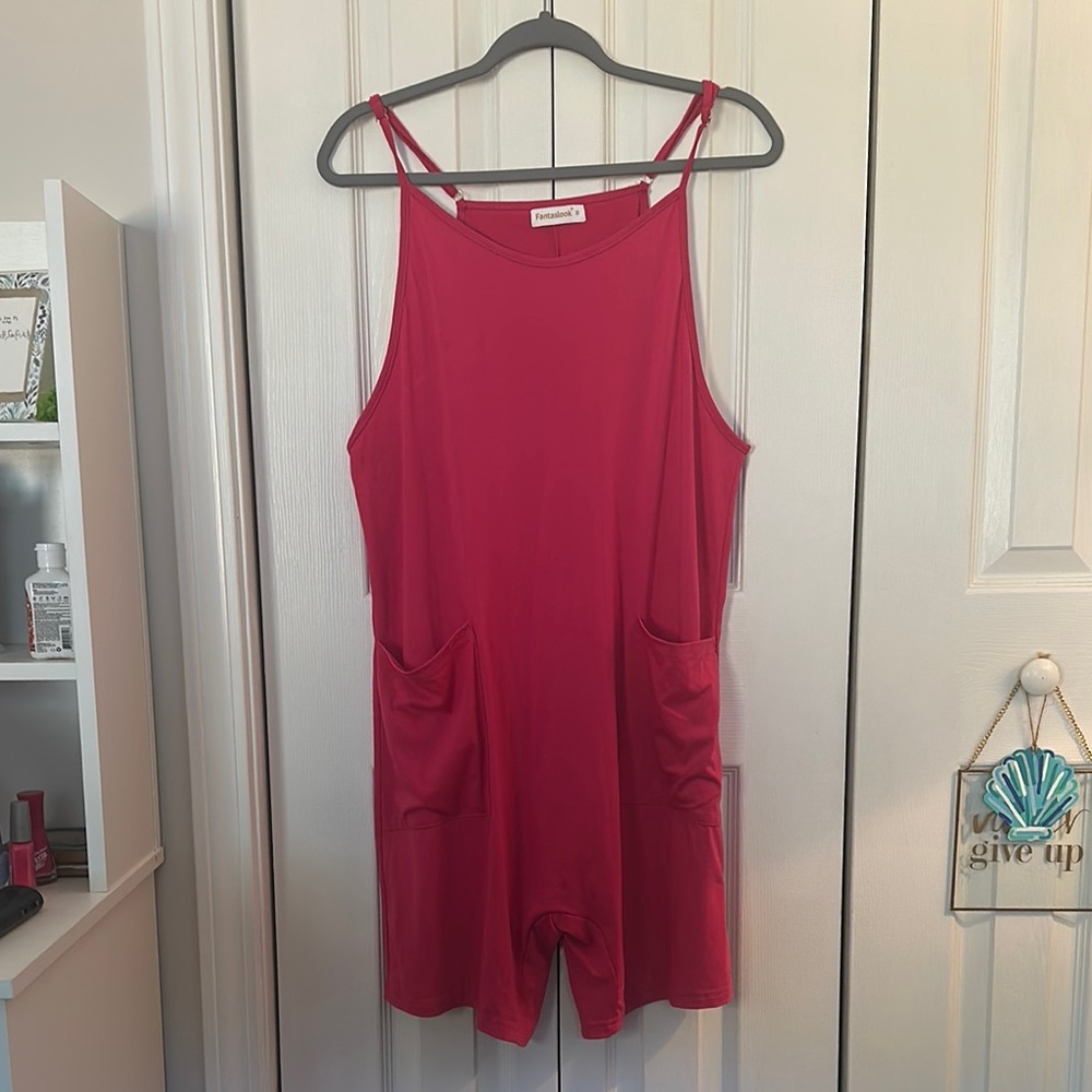 Poshmark Pink Sleeveless Romper